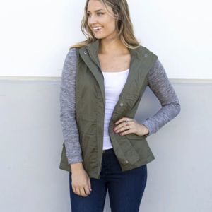 Sweater Sleeve Utility Jacket